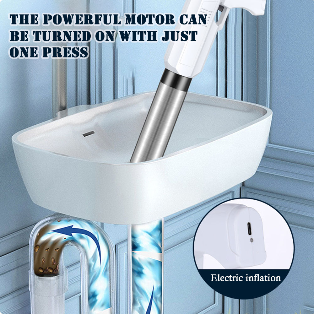 Plunger Toilet - Potente stantuffo elettrico per WC, sblocco