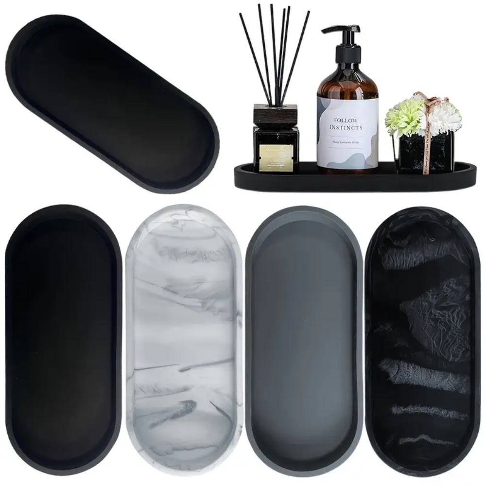 Home Essentials Bathroom Storage - 1 Pezzo Vassoio in Silicone per