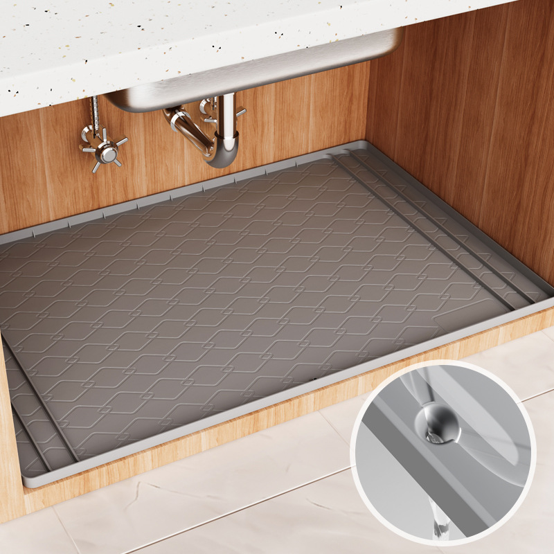 Home Essentials Bathroom Storage - Tappetino in Silicone per Sotto Lavello,