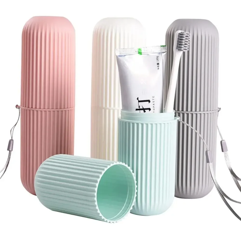 Home Edit Bathroom Storage - Tazza per spazzolino portatile da viaggio