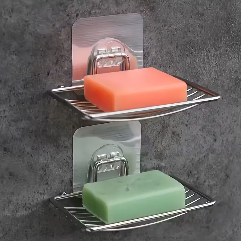 Home Edit Bathroom Storage - Portasapone da Parete Senza Foratura, Supporto
