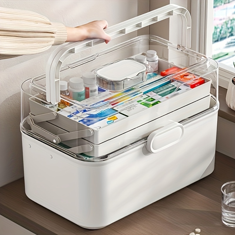 Home Bathroom Organizer - Scatola porta medicinali/contenitore per medicinali di