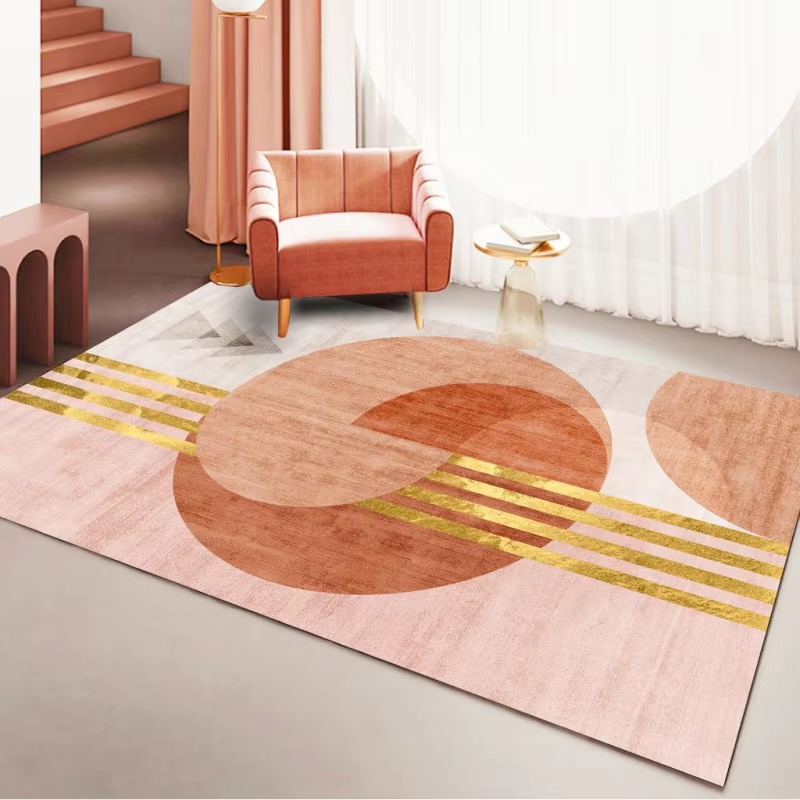 Home Bathroom Trends - VIKAMA Tappeto astratto dai colori pastello,