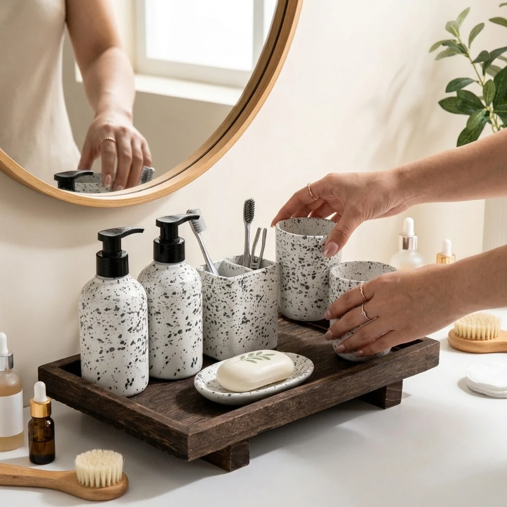 Vassoio portaoggetti da scriva - Home Edit Bathroom Storage recensione e prezzo
