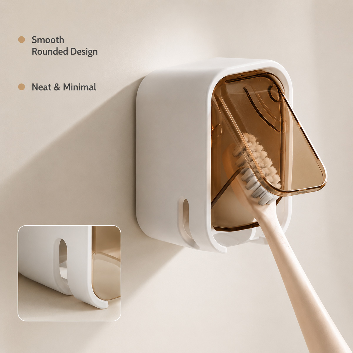 1/2PCS Portaspazzolino da Pare - Home Edit Bathroom Storage recensione e prezzo