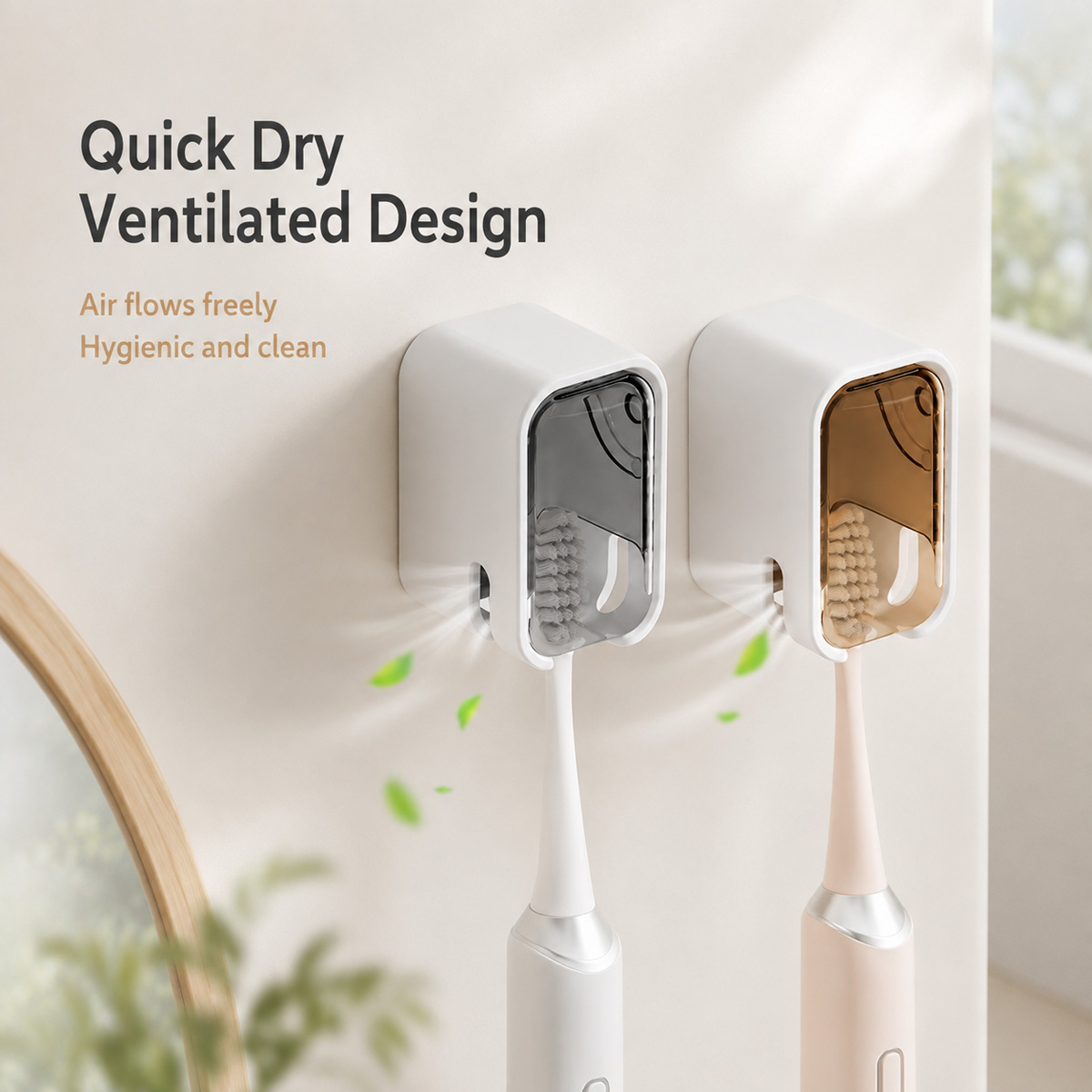 1/2PCS Portaspazzolino da Pare - Home Edit Bathroom Storage recensione e prezzo