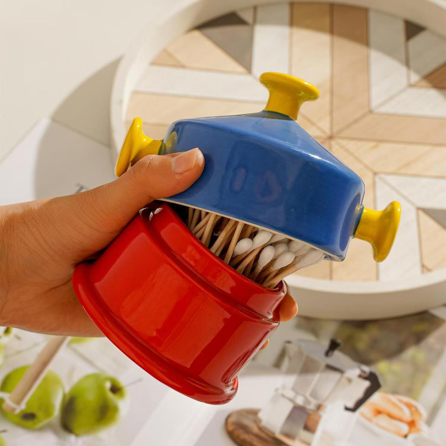 Portastuzzicadenti in ceramica - Home Bathroom Organizer recensione e prezzo