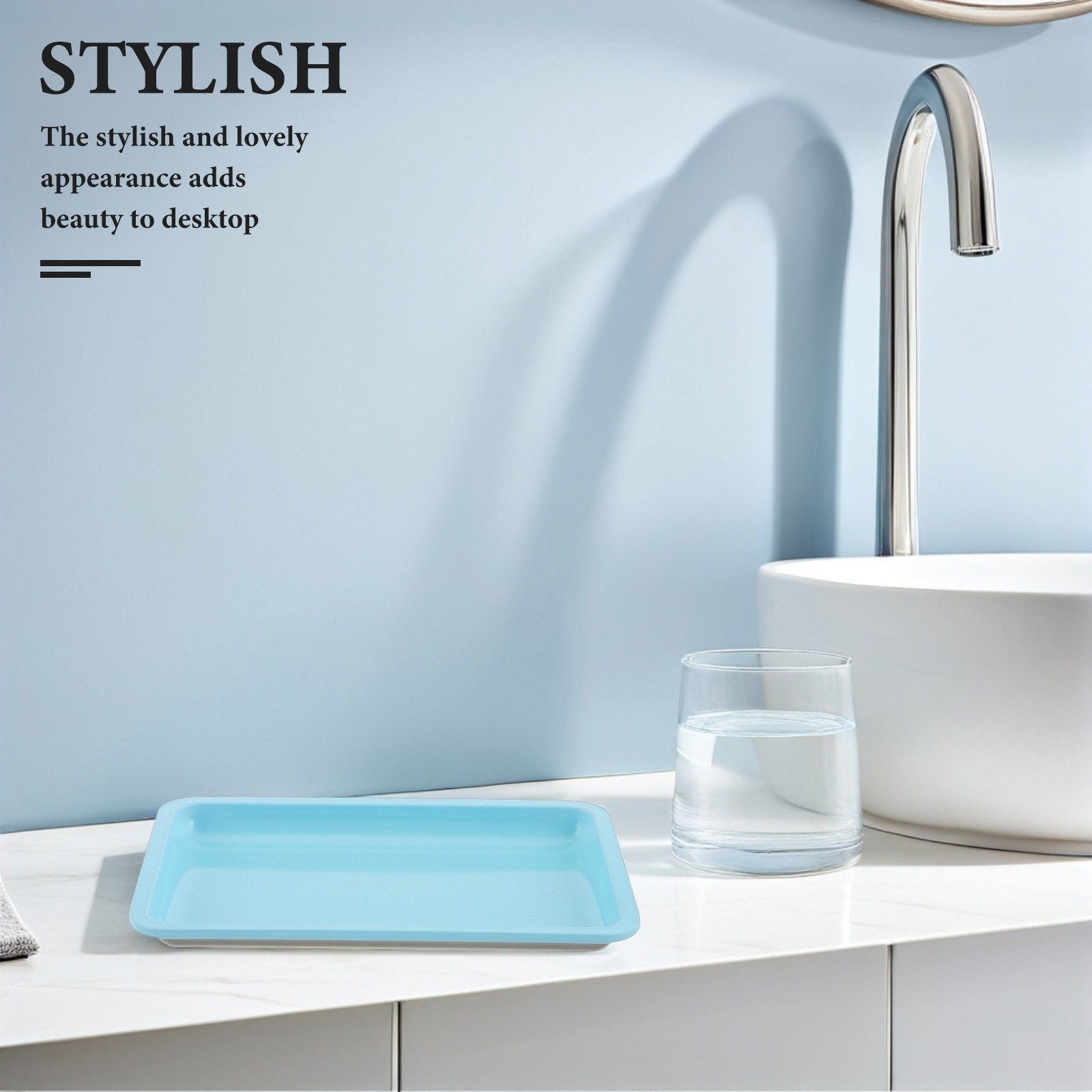 Set da 4 vassoi in acciaio ino - Home Bathroom Organizer recensione e prezzo