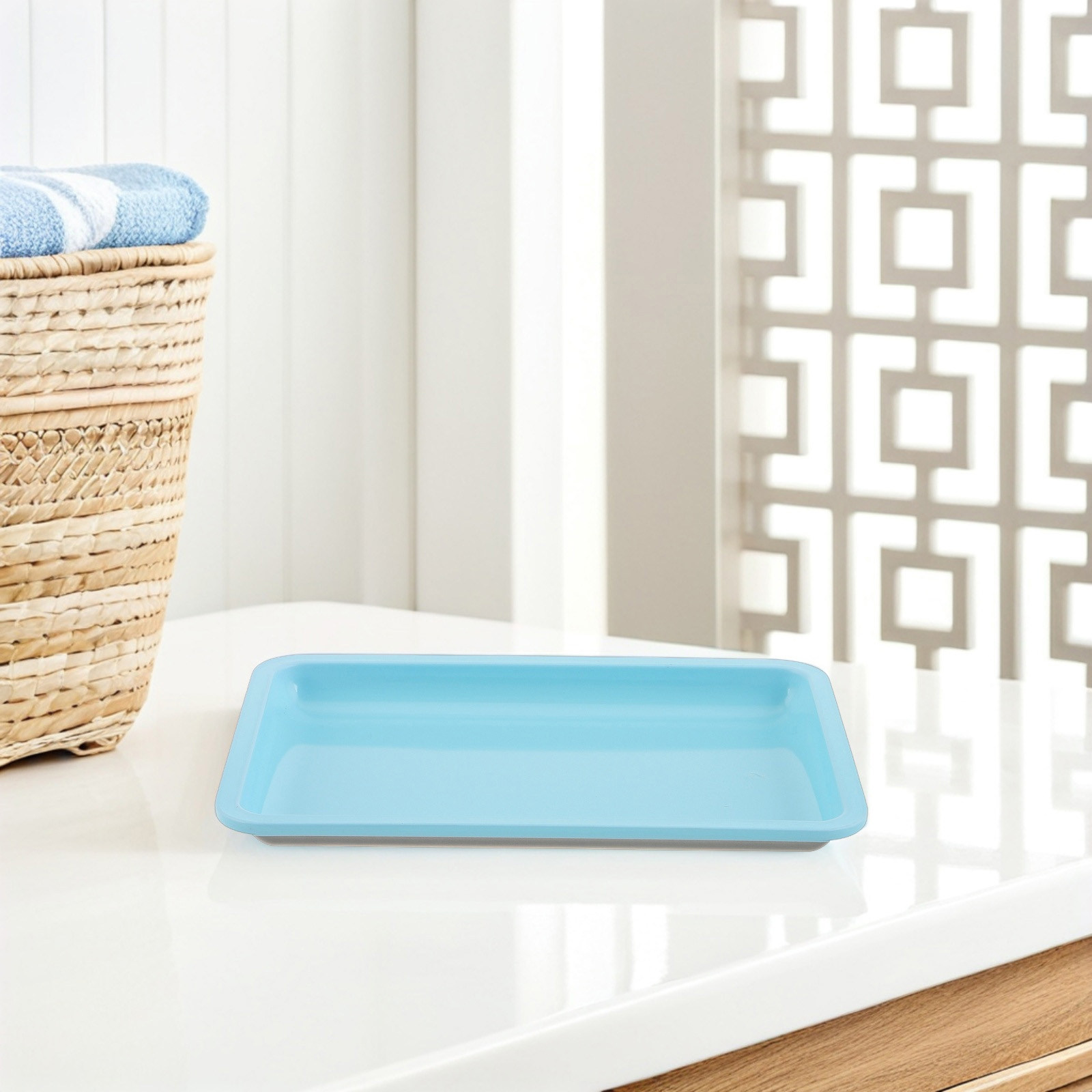 Set da 4 vassoi in acciaio ino - Home Bathroom Organizer recensione e prezzo